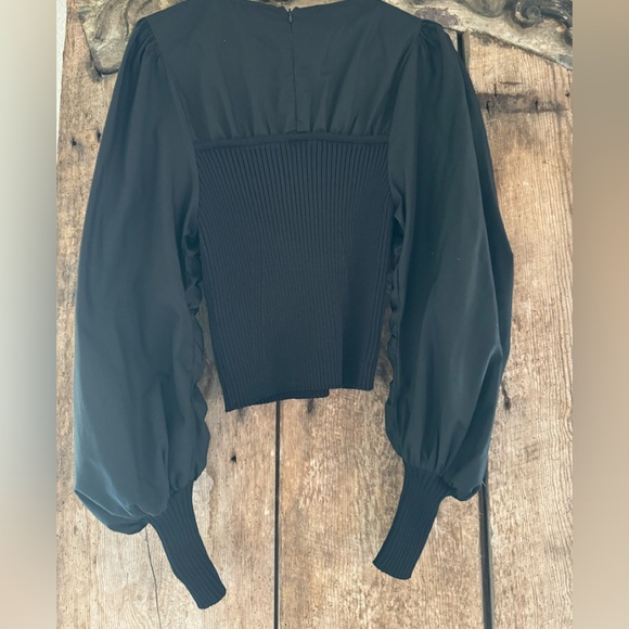 En Saison black corset top size small. - Picture 2 of 4